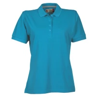 Polo de trabajo Venice para mujer de manga corta con refuerzos laterales en 100% Algodón - Payper