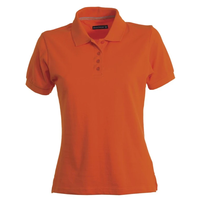 Polo de trabajo Venice para mujer de manga corta con refuerzos laterales en 100% Algodón - Payper