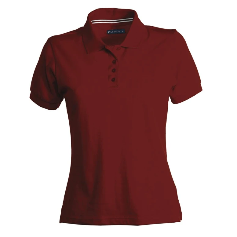 Polo de trabajo Venice para mujer de manga corta con refuerzos laterales en 100% Algodón - Payper