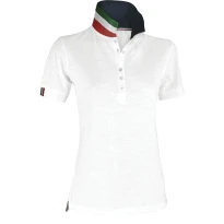 Polo Nation para mujer de manga corta con cinta de refuerzo lateral - Payper