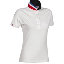 Polo Nation para mujer de manga corta con cinta de refuerzo lateral - Payper
