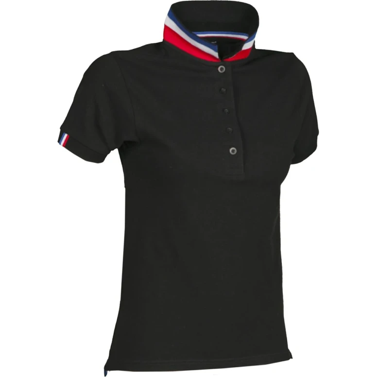 Polo Nation para mujer de manga corta con cinta de refuerzo lateral - Payper