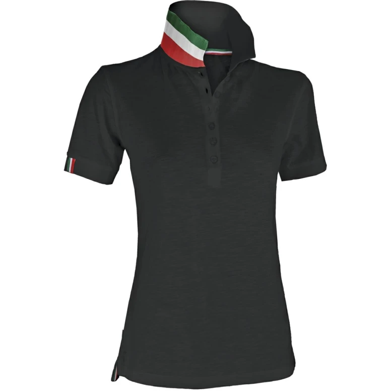 Polo Nation para mujer de manga corta con cinta de refuerzo lateral - Payper