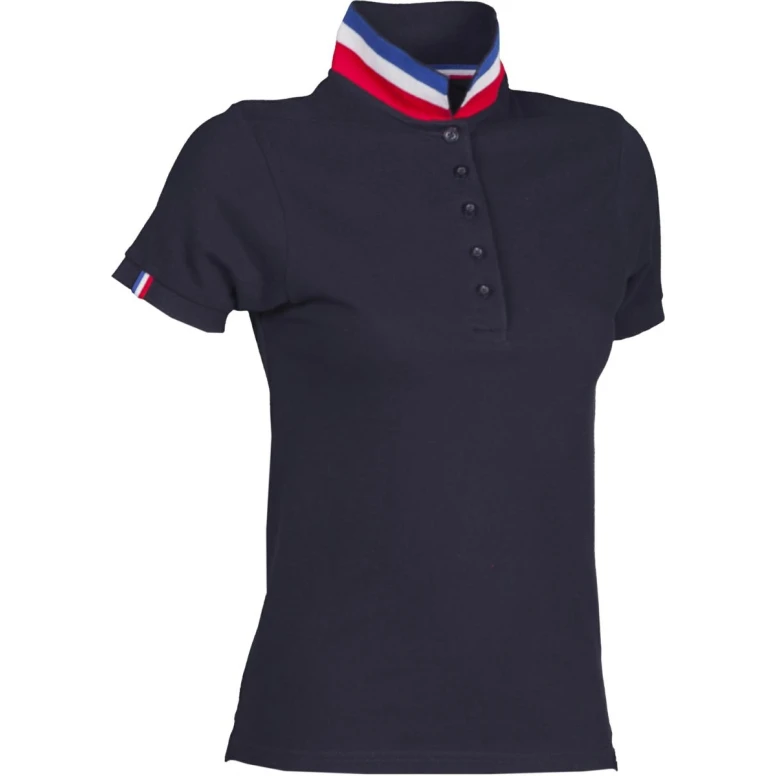 Polo Nation para mujer de manga corta con cinta de refuerzo lateral - Payper