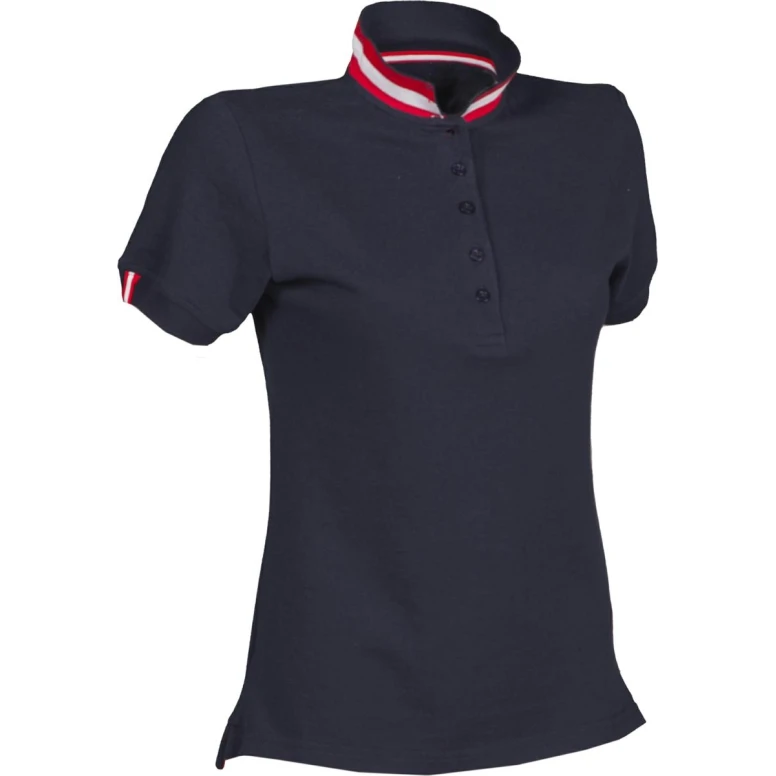 Polo Nation para mujer de manga corta con cinta de refuerzo lateral - Payper