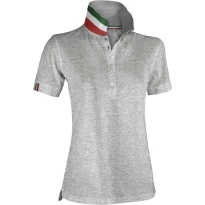 Polo Nation para mujer de manga corta con cinta de refuerzo lateral - Payper