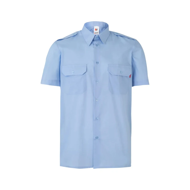 Camisa de trabajo de manga corta Multibolsillos Velilla 532