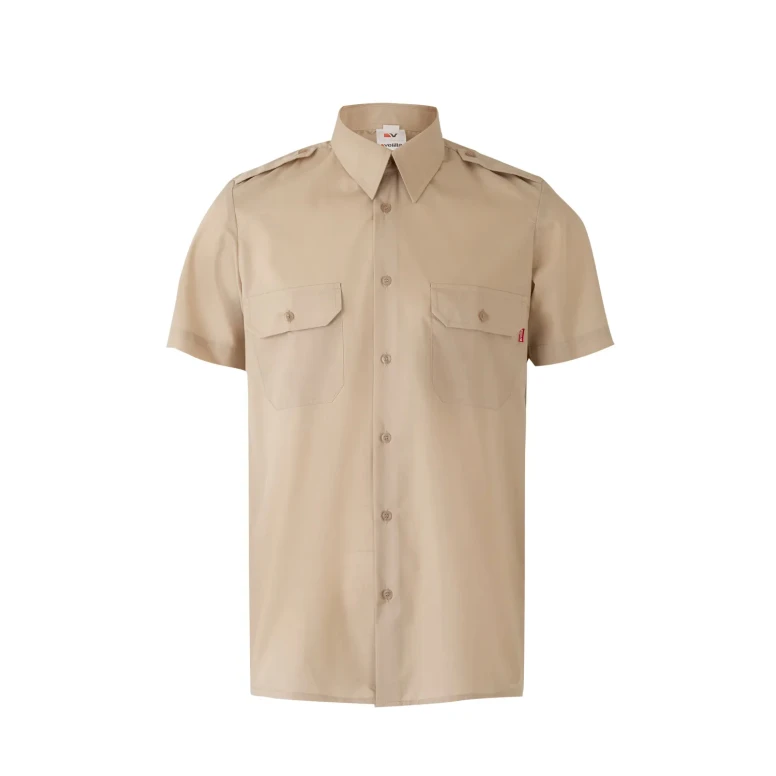 Camisa de trabajo de manga corta Multibolsillos Velilla 532