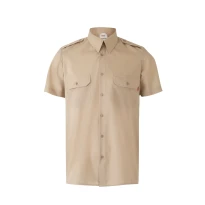 Camisa de trabajo de manga corta Multibolsillos Velilla 532