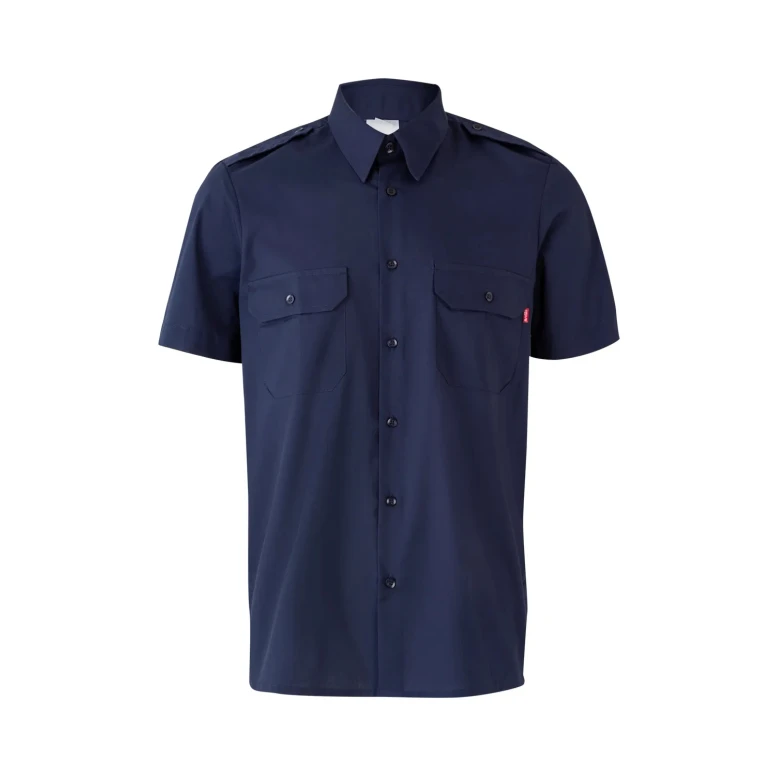 Camisa de trabajo de manga corta Multibolsillos Velilla 532