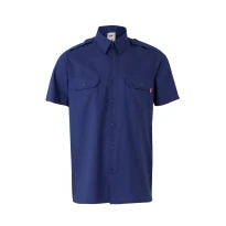 Camisa de trabajo de manga corta Multibolsillos Velilla 532
