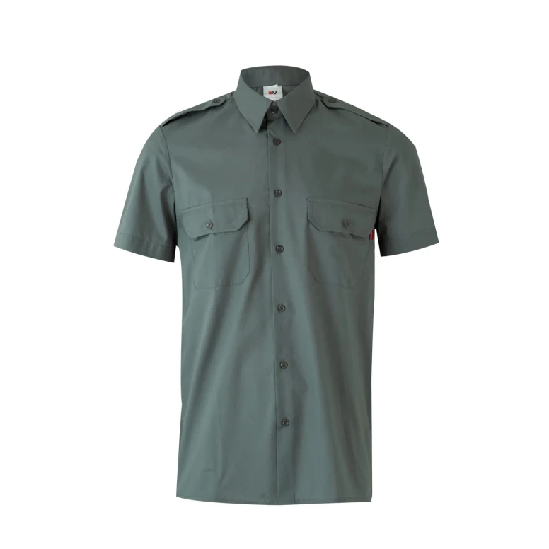 Camisa de trabajo de manga corta Multibolsillos Velilla 532