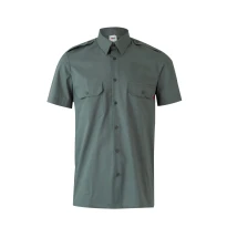 Camisa de trabajo de manga corta Multibolsillos Velilla 532