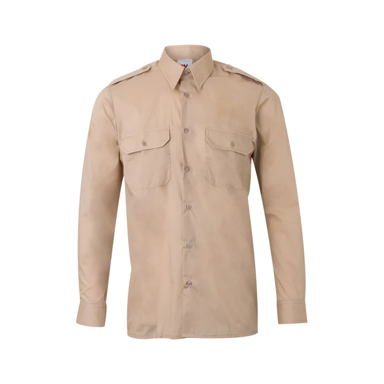 Camisa de trabajo de manga larga Multibolsillos Velilla 530