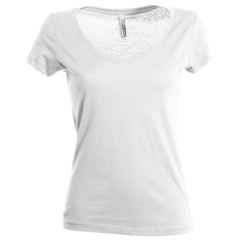 Camiseta de cuello en V de manga corta en 100% Algodón Fencer - Payper