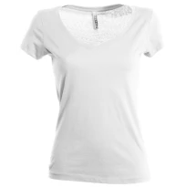 Camiseta de cuello en V de manga corta en 100% Algodón Fencer - Payper