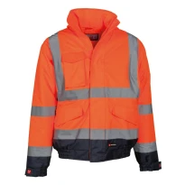 Cazadora bicolor de trabajo Alta Visibilidad Multibolsillos Payper Paddock AY 7590 2