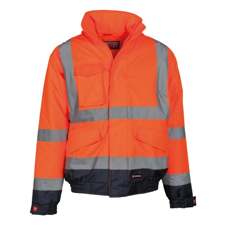 Cazadora bicolor de trabajo Alta Visibilidad Multibolsillos Payper Paddock AY 7590