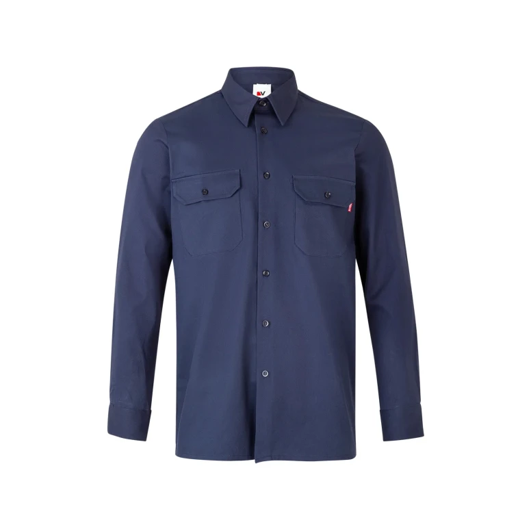 Camisa de trabajo de manga larga 100% Algodón Multibolsillos Velilla 533