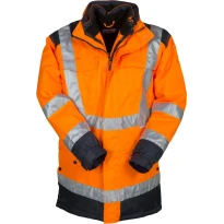 Parka Bicolor de trabajo 4 en 1 Alta Visibilidad Multibolsillos Payper Hisafe 2