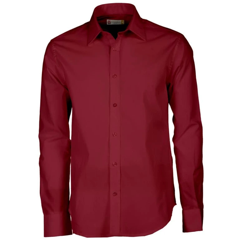 Liquidación total - Camisa de trabajo Stretch Image - Payper - Talla L Burdeos