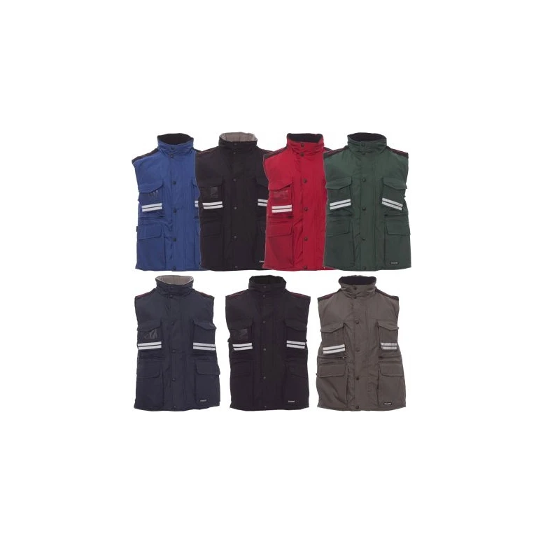 Multibolsillos Chaleco Softshell con interior acolchado y capucha desmontable Flight - Payper