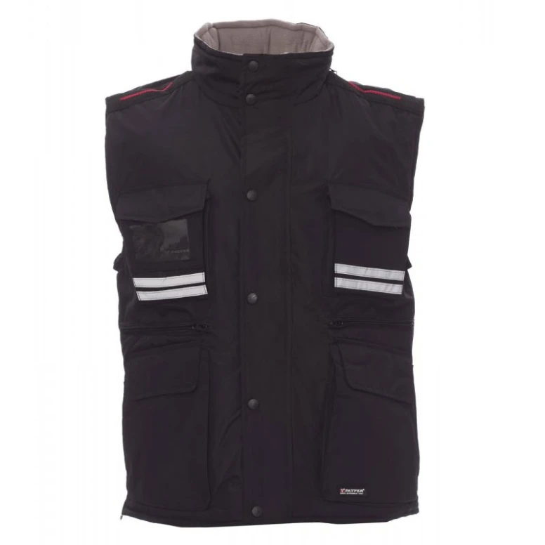 Multibolsillos Chaleco Softshell con interior acolchado y capucha desmontable Flight - Payper