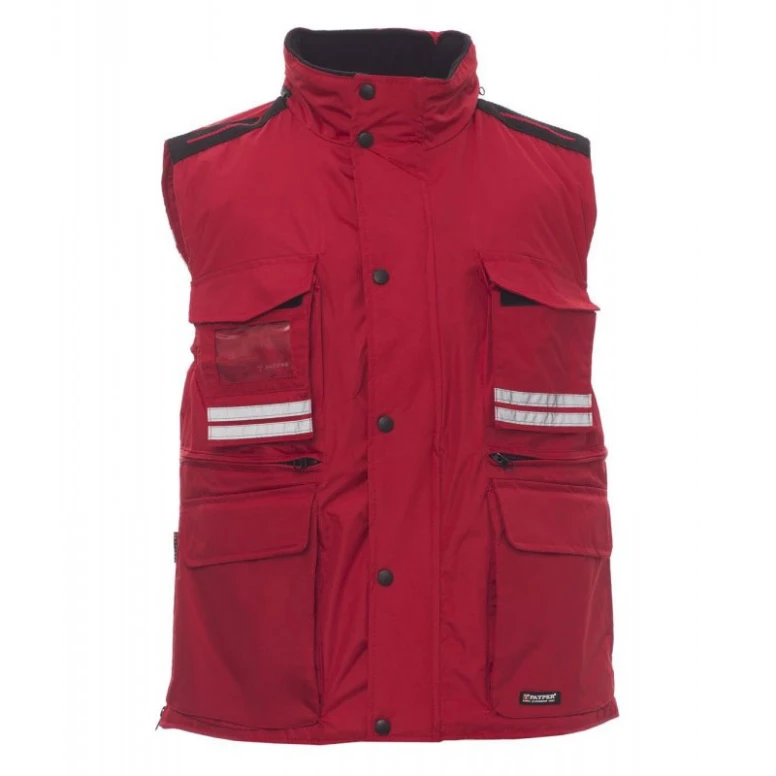 Multibolsillos Chaleco Softshell con interior acolchado y capucha desmontable Flight - Payper