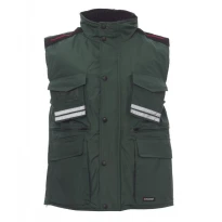Multibolsillos Chaleco Softshell con interior acolchado y capucha desmontable Flight - Payper