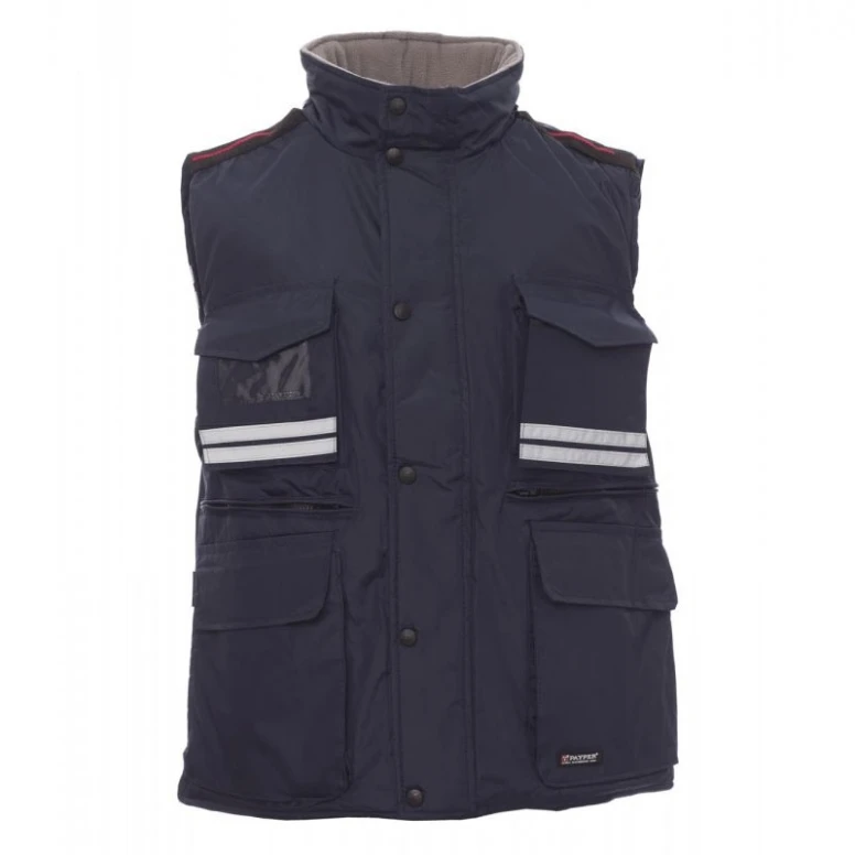 Multibolsillos Chaleco Softshell con interior acolchado y capucha desmontable Flight - Payper
