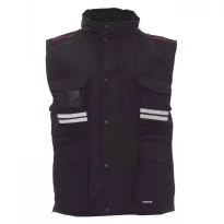 Multibolsillos Chaleco Softshell con interior acolchado y capucha desmontable Flight - Payper