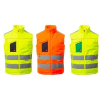 Chaleco acolchado unisex de trabajo Alta Visibilidad Multibolsillos Payper Task AY 7272