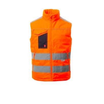 Chaleco acolchado unisex de trabajo Alta Visibilidad Multibolsillos Payper Task AY 7272