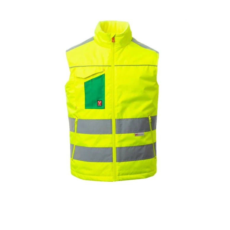 Chaleco acolchado unisex de trabajo Alta Visibilidad Multibolsillos Payper Task AY 7272