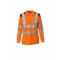 Polo Bicolor de trabajo de manga larga Alta Visibilidad Payper Guard+ Winter Lady