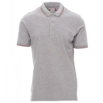 ITALIA polo unisex de manga corta con tricolor en contraste - Payper