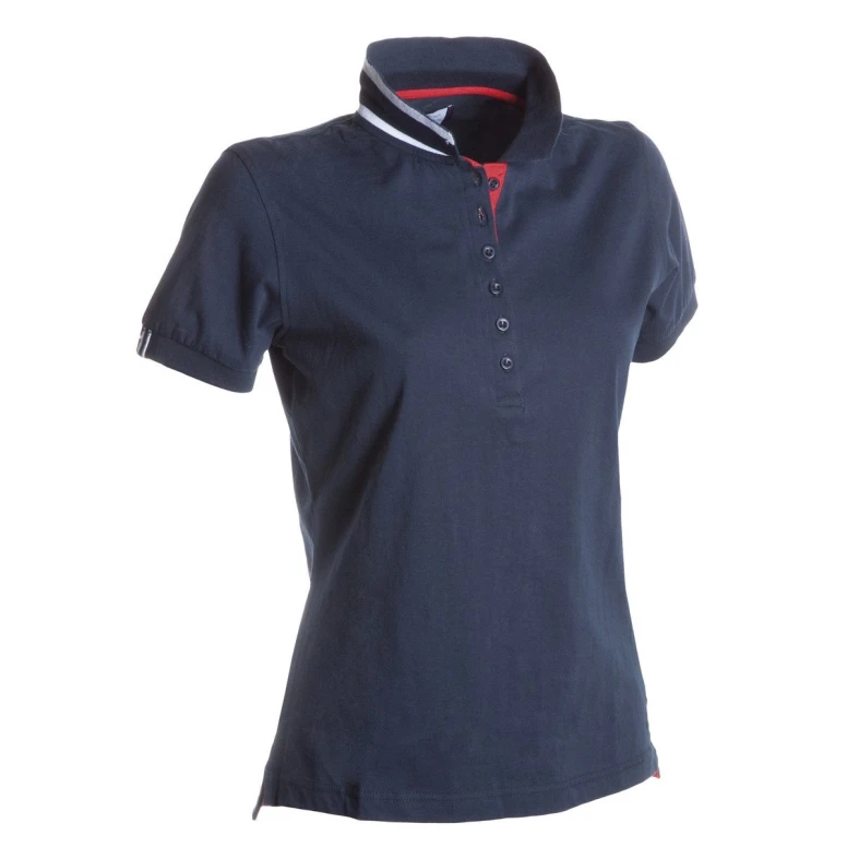 Polo Memphis para mujer de manga corta con cinta de refuerzo lateral - Payper