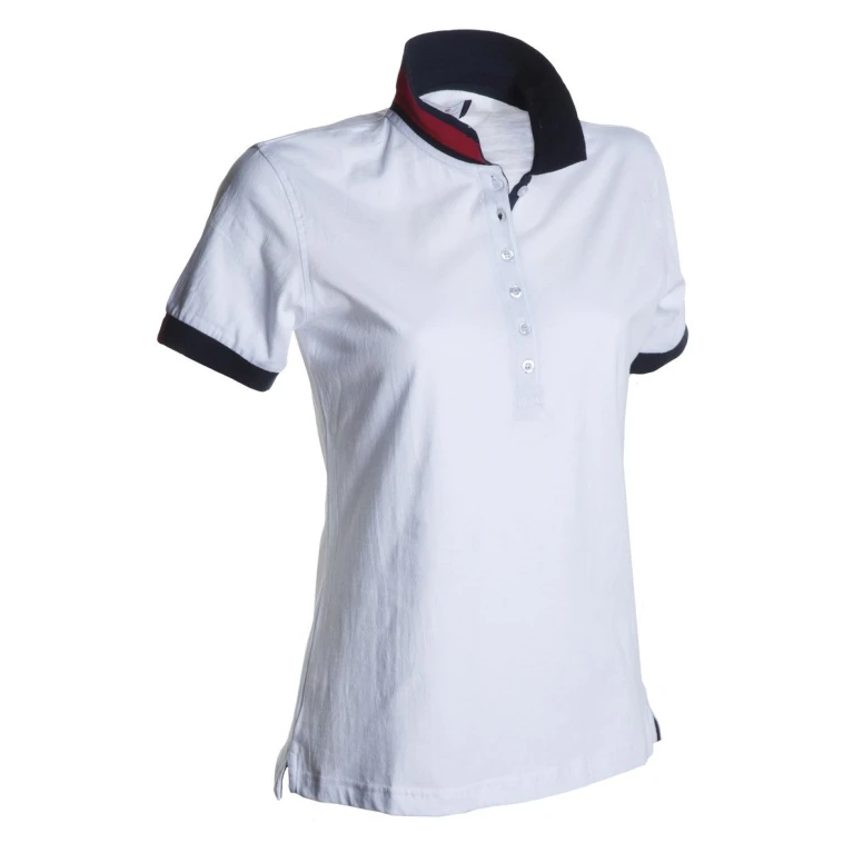Polo Memphis para mujer de manga corta con cinta de refuerzo lateral - Payper
