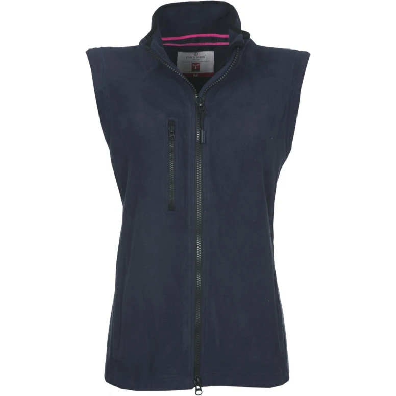 Liquidación total - Chaleco de trabajo Multibolsillos en forro polar y corte raglán Easy+ Mujer - Payper EASY+LADY Talla S negro