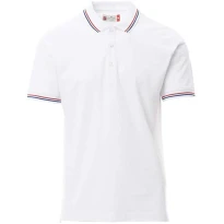 Liquidación total -Polo unisex France de manga corta con tricolor a contraste - Payper Talla 3XL azul marino 2