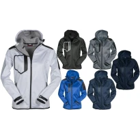 Chaqueta softshell ergonómica con manga raglán y capucha moldeada Extreme Mujer - Payper