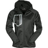 Chaqueta softshell ergonómica con manga raglán y capucha moldeada Extreme Mujer - Payper