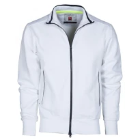 Liquidación total - Sudadera Cremallera completa Sydney - Payper AY 7530 Talla L gris jaspeado/azul marino