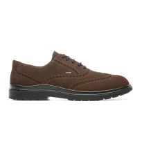 Liquidación total - Zapatos de seguridad Exena English Suade Brown 01 SRC A0422V003 Número 43