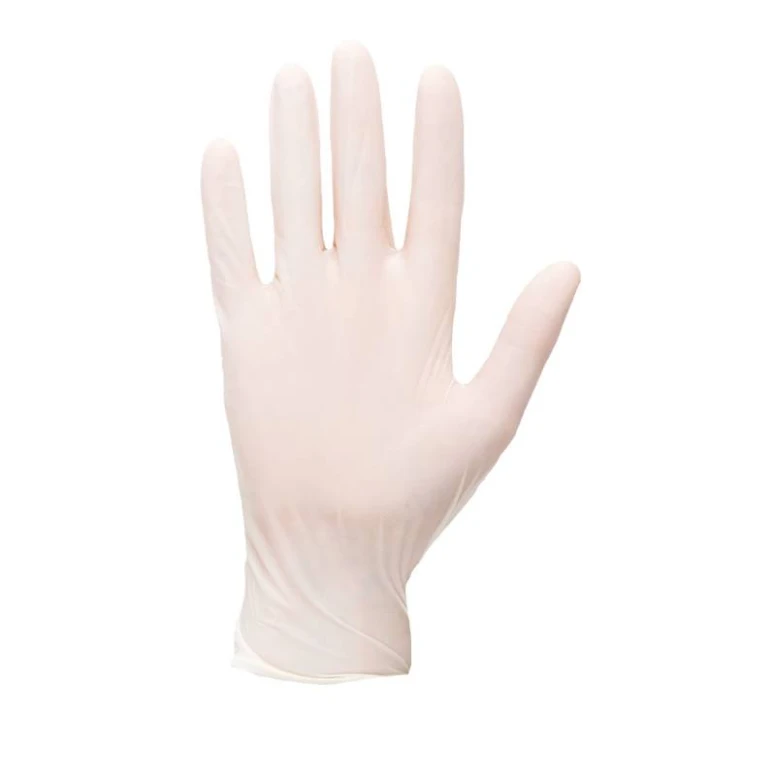 100 Piezas - Guantes de trabajo desechables de látex sin talco - A915 Portwest