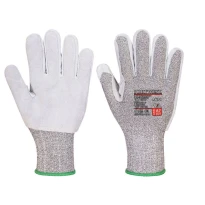 12 Pares - Guantes de trabajo anticorte de cuero CS AHR13 - A674 Portwest