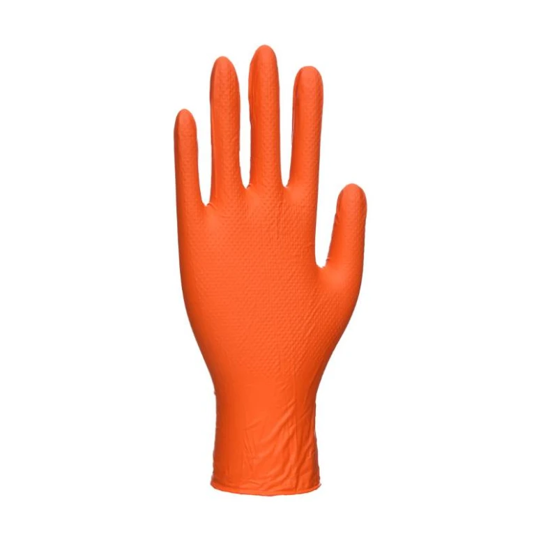 100 Piezas - Guantes de trabajo desechables HD Portwest Naranja - A930 Portwest