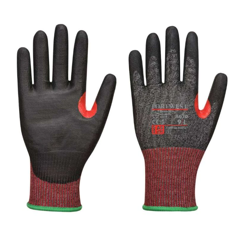 12 Pares - Guantes de trabajo anticorte en PU CS AHR13 - A670 Portwest