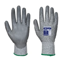 12 Pares - Guantes anticorte Nivel 3 en HPPE y fibra de vidrio recubiertos de poliuretano