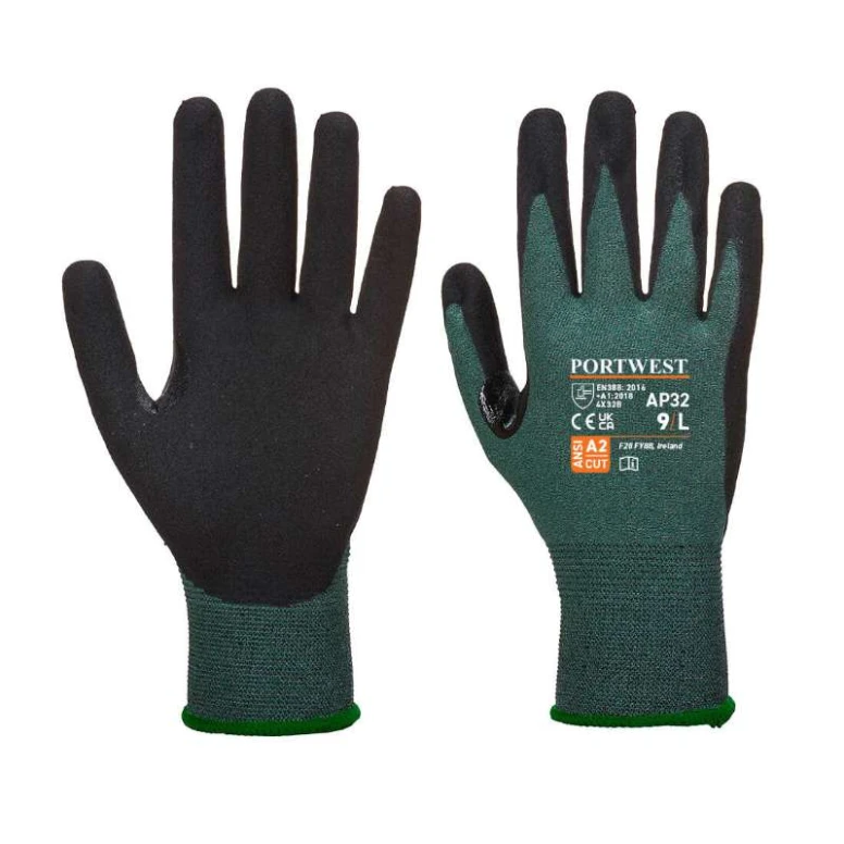 12 Pares - Guantes de trabajo anticorte Dexti Pro - AP32 Portwest